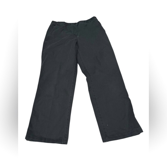 L.L. Bean Pants - LL Bean Twill Classic Fit Pants Wrinkle Free Cotton Black Women Size 10P
